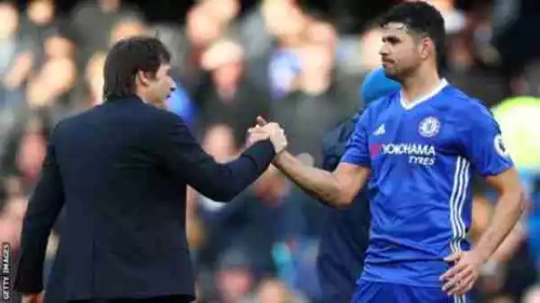 ‘Diego Costa Is In The Past’- Chelsea Boss Antonio Conte Replies His Striker